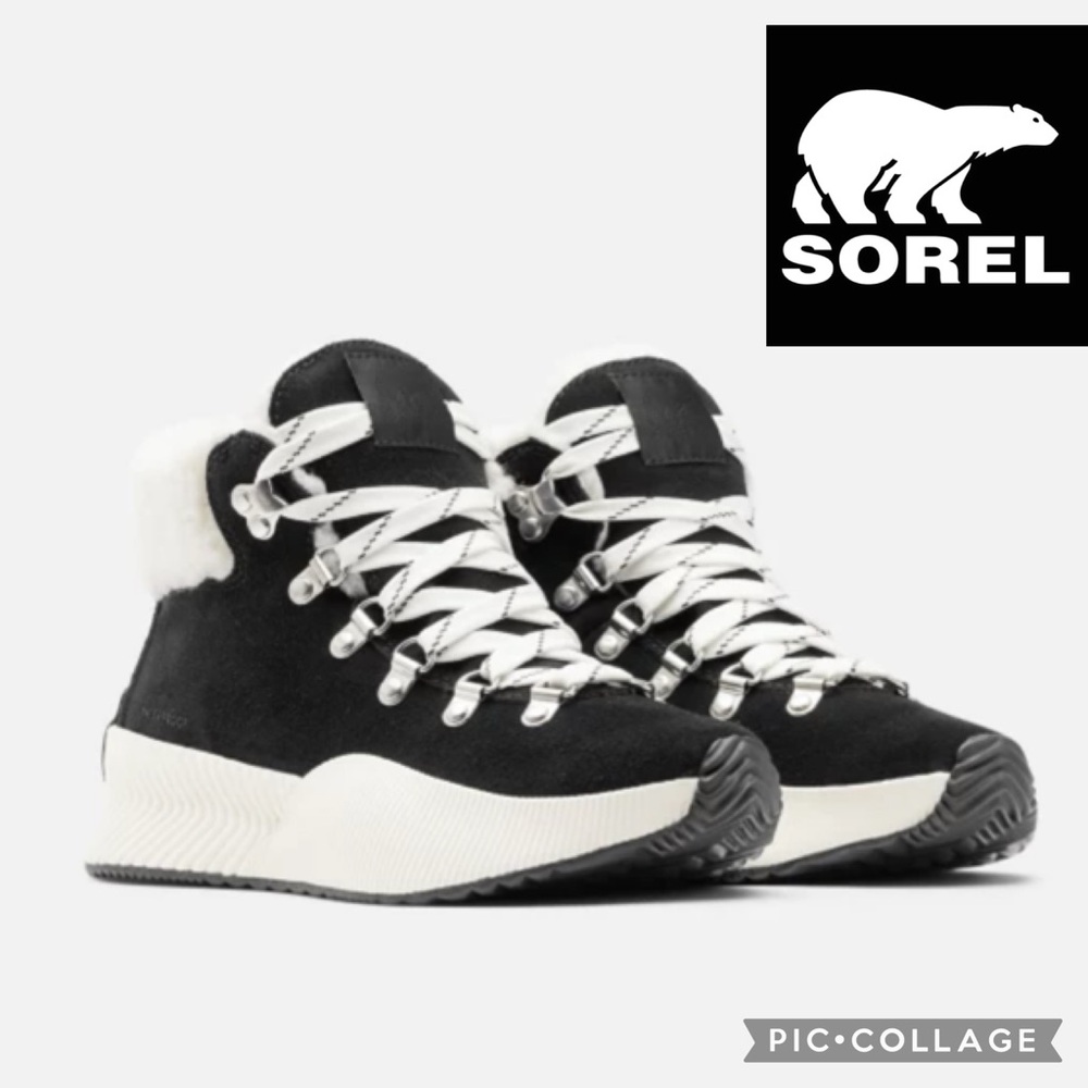 Sorel Out N About III Conquest Boot {Black&White} 8